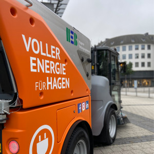 Bild einer Elektro-Kehrmaschine vergrössern